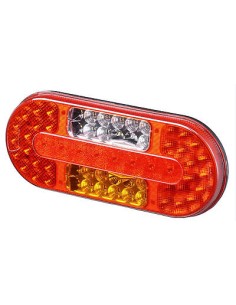 Rückleuchte 1224 V LED oval links