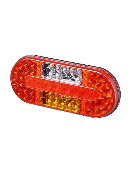 Rückleuchte 1224 V LED oval links
