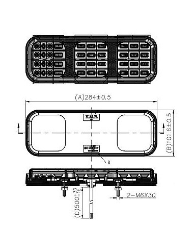 Rücklicht LED 1224V