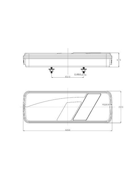 Rücklicht 75 LED links