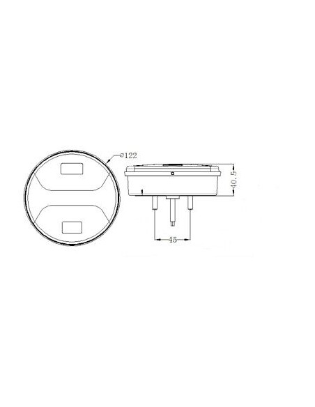 LED-Rücklicht KMR 3 - 22 LED