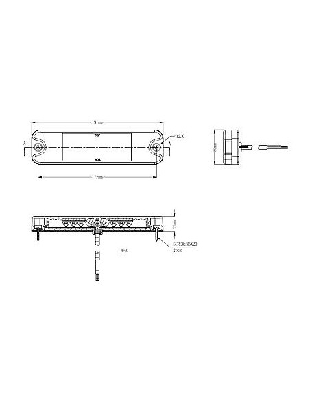 LED-Heckleuchte Bremsblinker