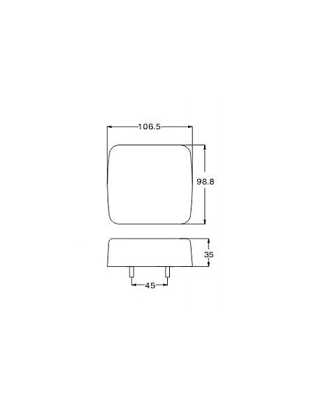 Rücklicht LED 25 links 1224V