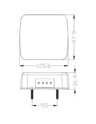 Rücklicht LED 1224