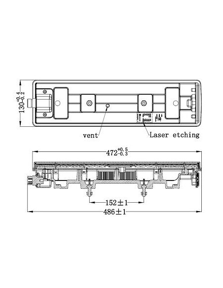 Rückleuchte 7-Segment LED links
