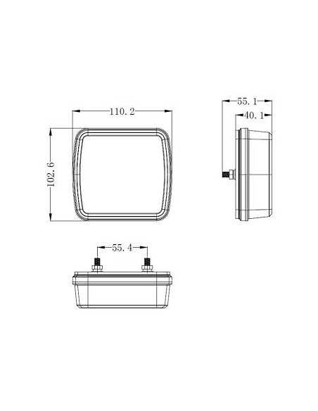 LED Rücklicht TL 1224V links