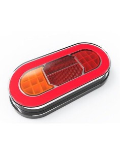 Rückleuchte LED TL klein oval 3-fun. 1224V