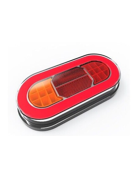 Rückleuchte LED TL klein oval 3-fun. 1224V