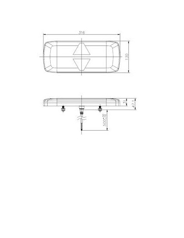 Rücklicht LED NeoN dynamischer Blinker