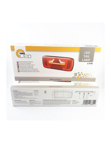 Rücklicht LED NeoN dynamisches Blinkerdreieck links