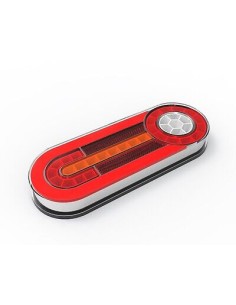 Rückleuchte LED TL groß oval 5-Fun. 1224V