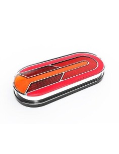 Rückleuchte LED TL groß oval 3-fun. 1224V