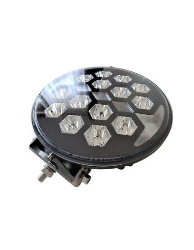 2x LED Fernscheinwerfer mit Positionsleuchte E9 Rund 12V 24V Ø220 Metallgehäuse