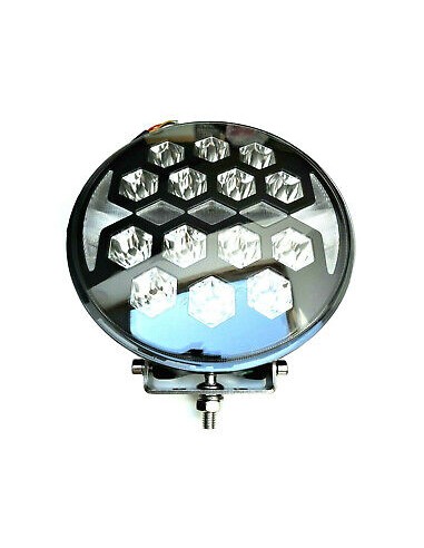 2x LED Fernscheinwerfer mit Positionsleuchte E9 Rund 12V 24V Ø220 Metallgehäuse
