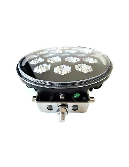 2x LED Fernscheinwerfer mit Positionsleuchte E9 Rund 12V 24V Ø220 Metallgehäuse
