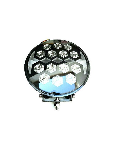 LED Fernscheinwerfer mit Positionsleuchte E9 Rund 12V 24V Ø220 mm Metallgehäuse