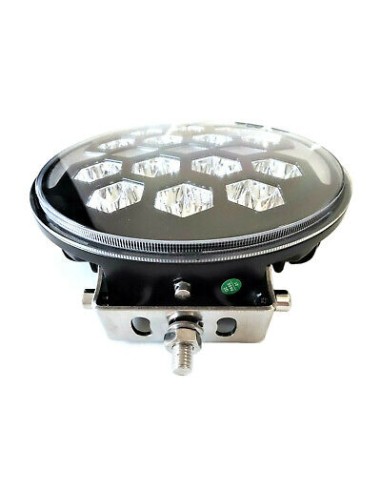 LED Fernscheinwerfer mit Positionsleuchte E9 Rund 12V 24V Ø220 mm Metallgehäuse