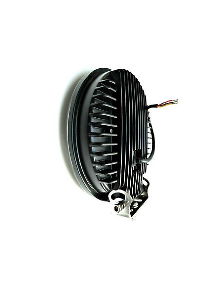 LED Fernscheinwerfer mit Positionsleuchte E9 Rund 12V 24V Ø220 mm Metallgehäuse