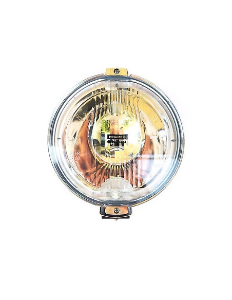 Rund H3 Fernscheinwerfer mit 24V LED Ring Chrom Halogenscheinwerfer Front ø183mm