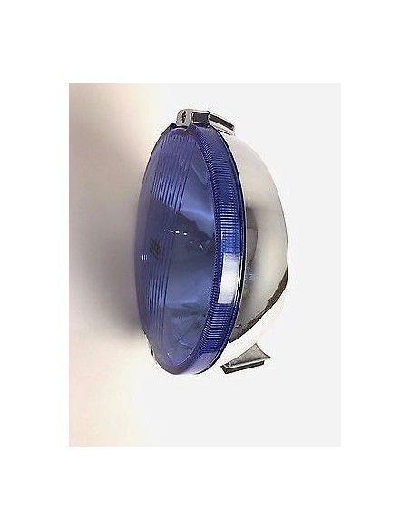 Blau chrom rund Fernscheinwerfer mit 24V LED Ring Positionslicht Zusatzscheinwer