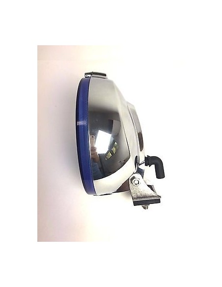 Blau chrom rund Fernscheinwerfer mit 24V LED Ring Positionslicht Zusatzscheinwer