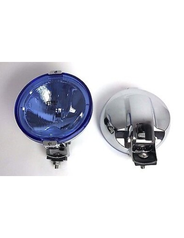 Blau chrom rund Fernscheinwerfer mit 24V LED Ring Positionslicht Zusatzscheinwer