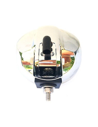2x Rund H3 Fernscheinwerfer 24V LED Ring Chrom Halogenscheinwerfer Front ø183 mm