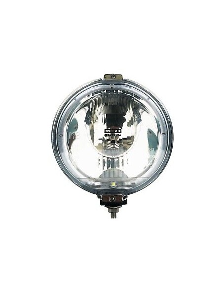 2x Fernscheinwerfer ø183 Chrom RUND 12V LED RING Positionslicht Zusatz E20 IP56