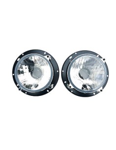 2x Fernscheinwerfer Abblendlicht Positionslicht 12/24V Traktor m. Glühbirnen 12V