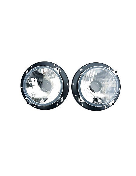 2x Fernscheinwerfer Abblendlicht Positionslicht 12/24V Traktor m. Glühbirnen 12V