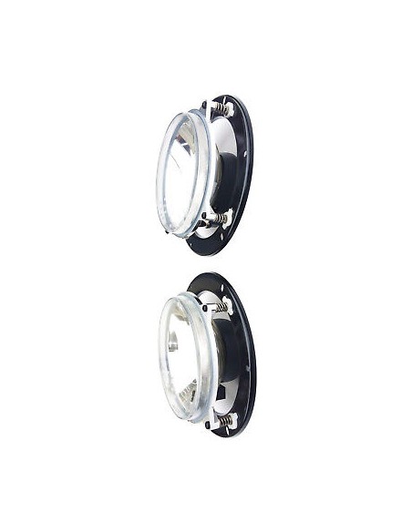 2x Fernscheinwerfer Abblendlicht Positionslicht 12/24V Traktor m. Glühbirnen 12V