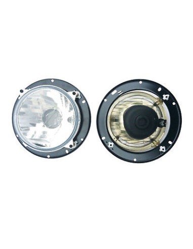 2x Fernscheinwerfer Abblendlicht Positionslicht 12/24V Traktor m. Glühbirnen 12V