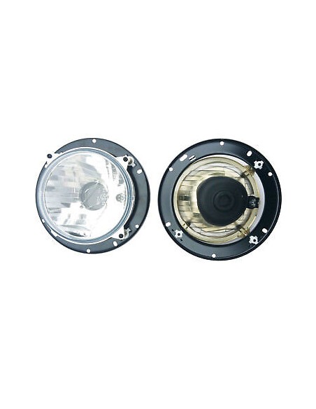 2x Fernscheinwerfer Abblendlicht Positionslicht 12/24V Traktor m. Glühbirnen 12V