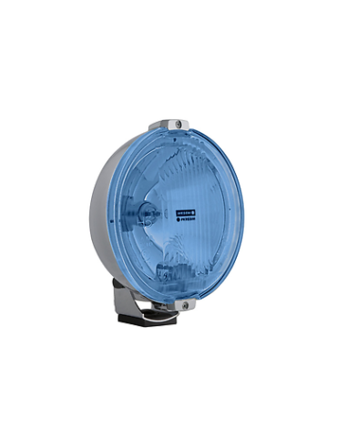 Blau chrom rund Fernscheinwerfer mit 12V LED Ring Positionslicht Zusatzscheinwer