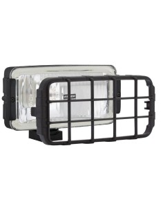 Fernscheinwerfer Halogen H3 12V 24V 180x86x76 LKW Fernlicht mit Schutzgitter