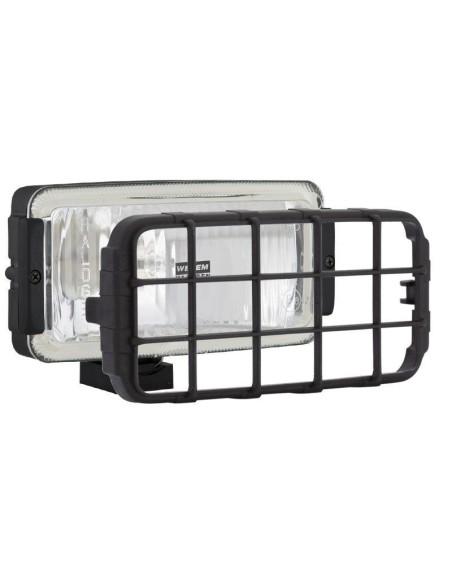 Fernscheinwerfer Halogen H3 12V 24V 180x86x76 LKW Fernlicht mit Schutzgitter