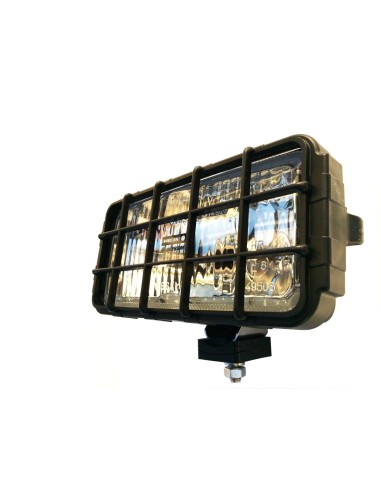 Fernscheinwerfer Halogen H3 12V 24V 180x86x76 LKW Fernlicht mit Schutzgitter