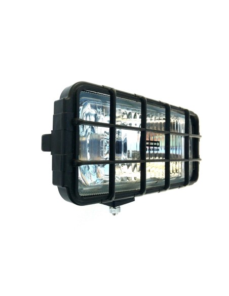 Fernscheinwerfer Halogen H3 12V 24V 180x86x76 LKW Fernlicht mit Schutzgitter