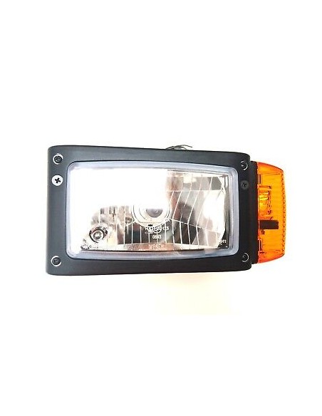 Scheinwerfer mit Blinker Links 12V f. Radlader Baumaschinen Schlepper Bagger JCB