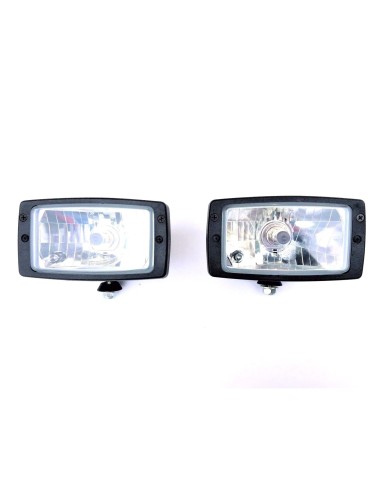 2x Hauptscheinwerfer H4 mit Standlicht 12/24V Scheinwerfer f. Schlepper  Zetor