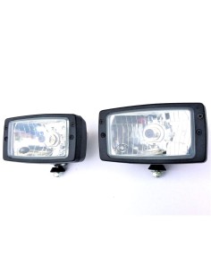 2x Hauptscheinwerfer H4 mit Standlicht 12/24V Scheinwerfer f. Schlepper  Zetor 2