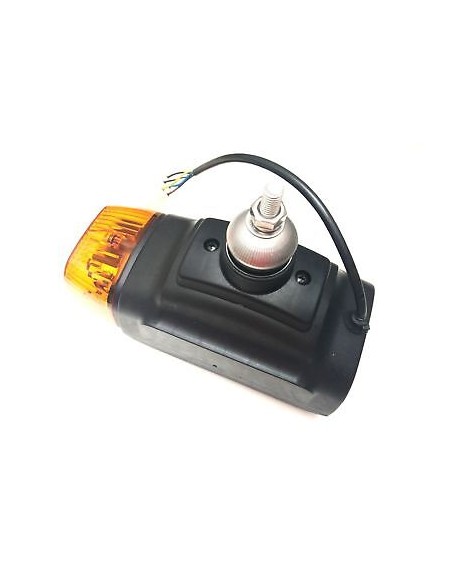 2x Scheinwerfer mit Blinker 12V für Radlader Baumaschinen Schlepper Bagger JCB