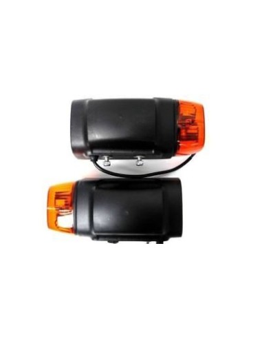 2x Scheinwerfer mit Blinker L+R Radlader Baumaschinen Traktor Bagger Schlepper