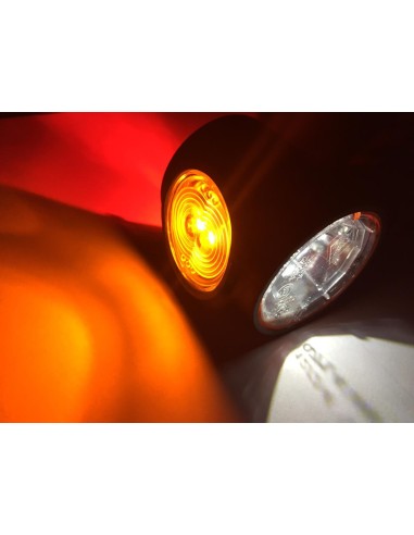 LED Umrissleuchte 125X55X110 Anhänger LKW 12V 24V Seitenmarkierungsleuchte Links