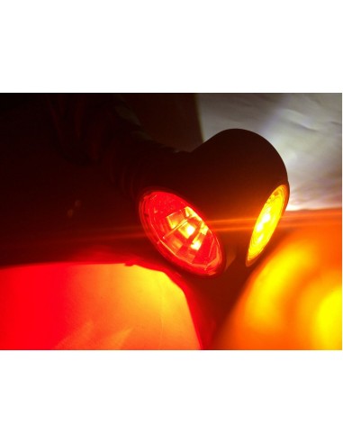 LED Umrissleuchte 125X55X110 Anhänger LKW 12V 24V Seitenmarkierungsleuchte Links