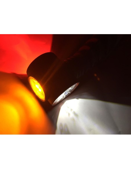 LED Umrissleuchte 125X55X110 Anhänger LKW 12V 24V Seitenmarkierungsleuchte Links