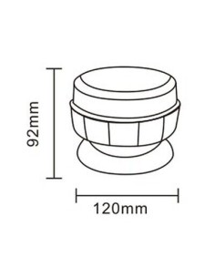 Lampe Blitzlampe  12 LED*3W R65 R10 magnes 2
