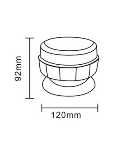 Lampe Blitzlampe  12 LED*3W R65 R10 magnes