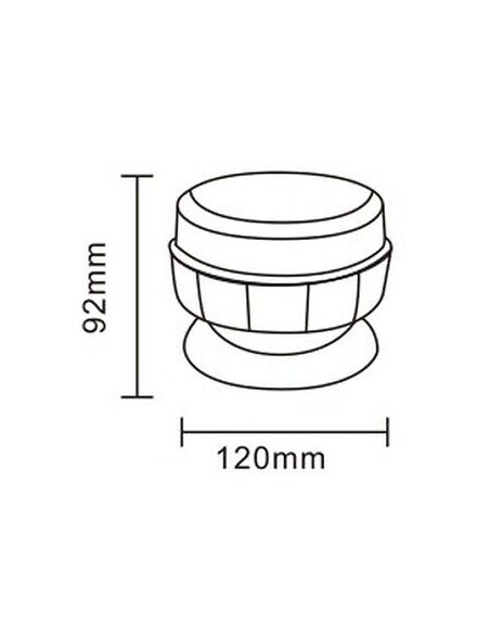 Lampe Blitzlampe  12 LED*3W R65 R10 magnes