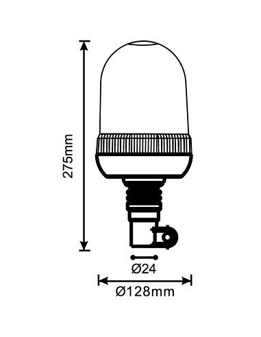 Lampe Blitzlampe flex 268x126mm